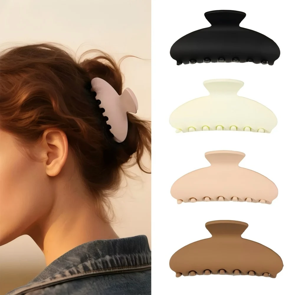 1/4 قطعة مشابك شعر جامبو محايدة غير لامعة رائعة لأوبدو ، تصفيفة الشعر نصف حتى ، هدايا مثالية للنساء إكسسوارات شعر قوية غير قابلة للانزلاق #1