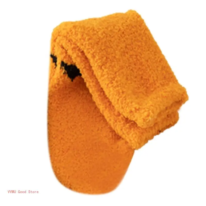 Chaussette pelucheuse pour femmes, pantoufles moelleuses, chaussettes confortables, chaussettes sommeil chaudes en peluche