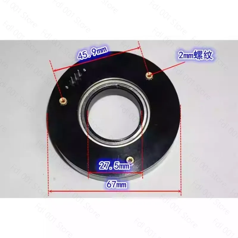 67Mm outer rotor gimbal brushless motor 210KV three-phase brushless motor outer rotor hollow shaft gimbal motor