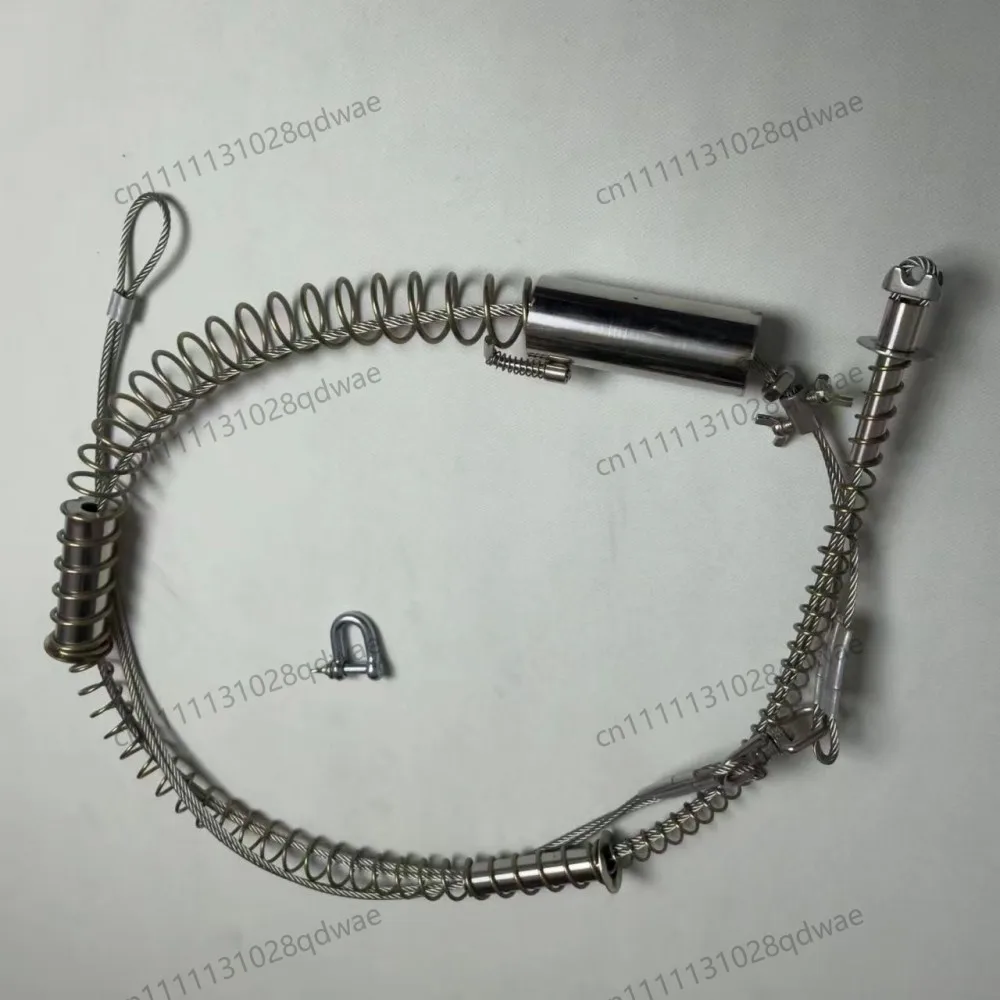 

1 шт. Усиленная пружина для ловушки для диких кабанов, лис и мышей, с гайками, диаметр 4 мм