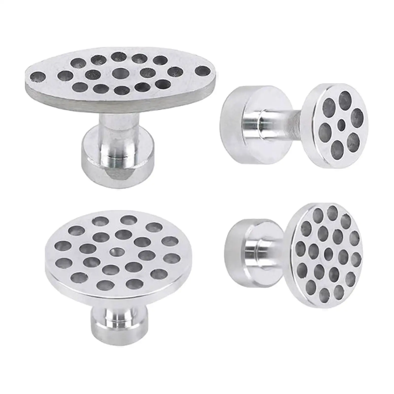 

4Pcs Aluminum Glue Puller Tabs Car Repair Set Easy to Use Durable Dent Repair Tool for Automobile Refrigerator