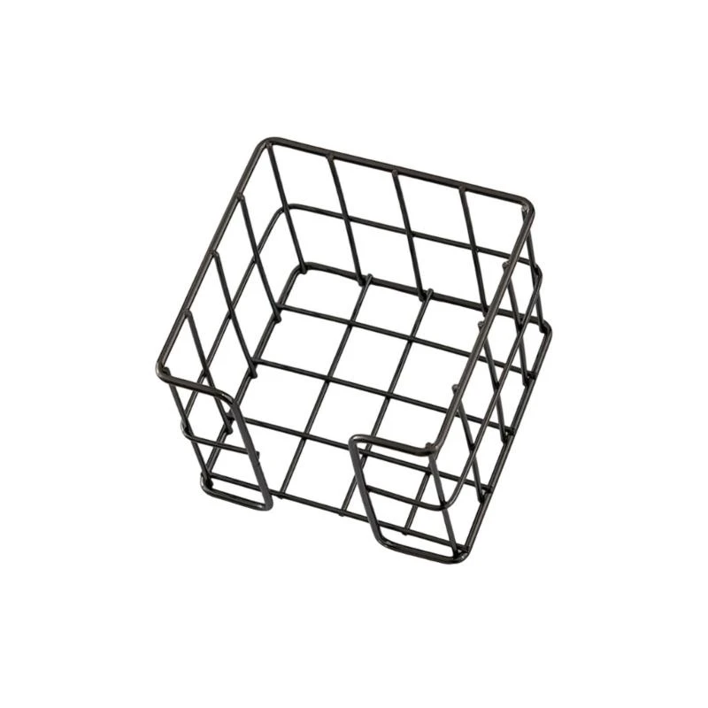 Y2GD Memorando Padrista Metal Mesh NOTA Caixa armazenamento Memorando Block Block Block Telder Desktop Blocos da caixa o