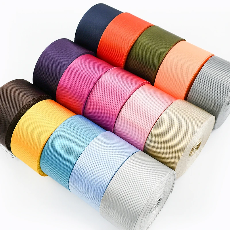 

5M 20-50mm Nylon Webbing Tape By Meters Bag Strap Clothes Decorative Ribbons Sewing Trimmings Luggage Belt Bias Binding Band