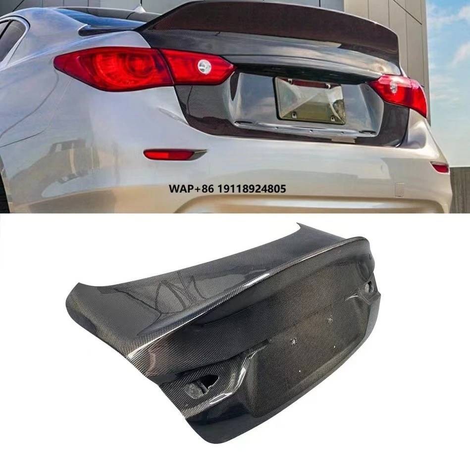 

High Quality CSL Style Carbon Fiber Rear Trunk for Q50 Perfect Fitment