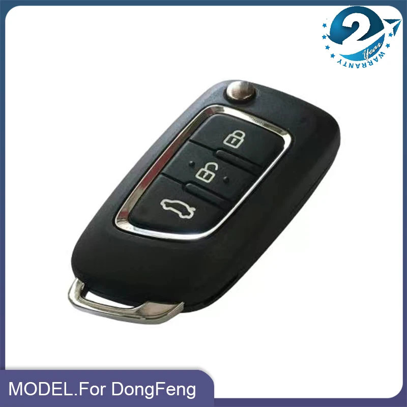 3 Button Folding Flip Remote Key For DongFeng Aeolus A30 AX4 AX7 AX3 AX5 Remote key No Chip