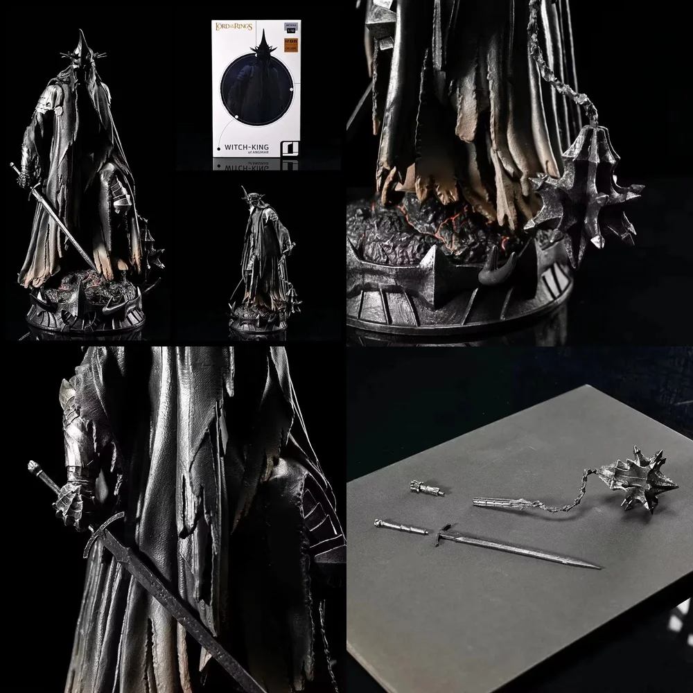Senhor dos anéis bruxa-rei angmar senhor do nazgul capitão preto edição exclusiva estátua modelo de mesa ornamento presente