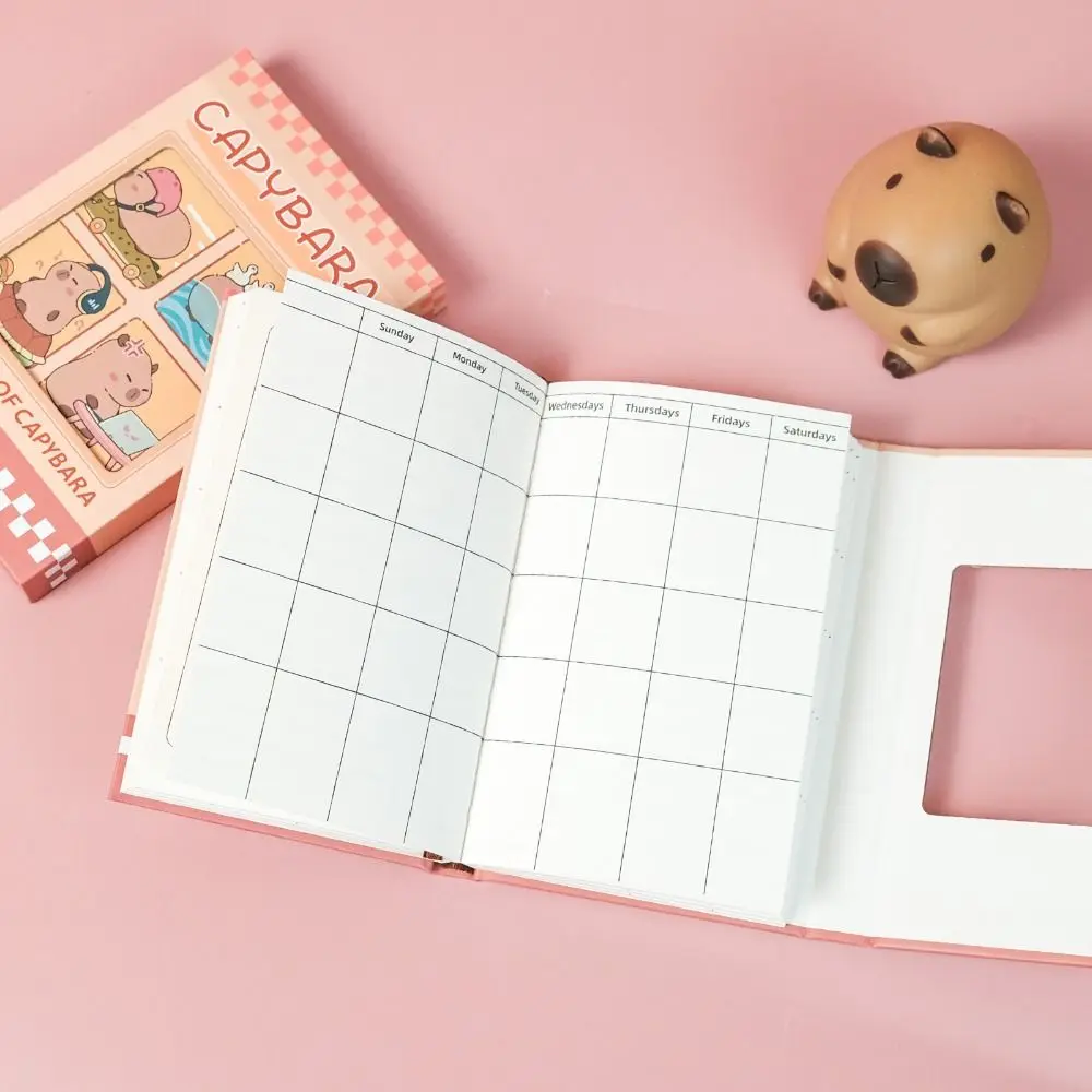 Gift Hand Ledger Capybara Notebook Exquisite Stationery Diary Book Hardcover Cute Notepad Student
