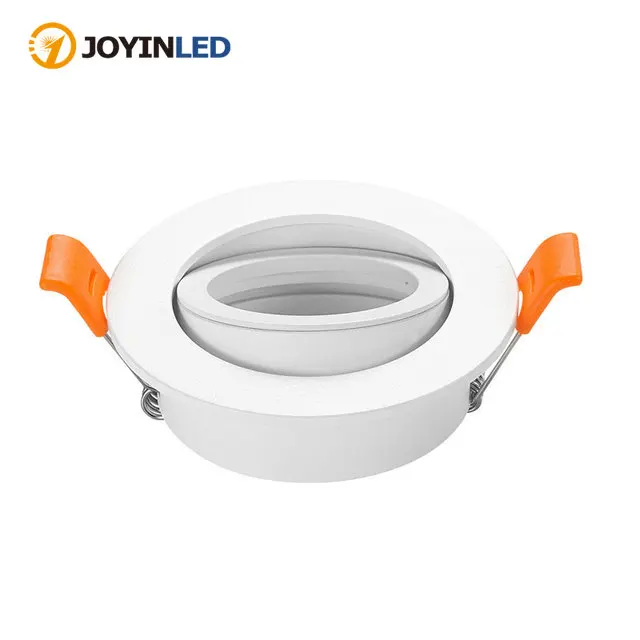 Hoge kwaliteit aluminium ronde GU10 MR16 verstelbare spotlichtarmatuur LED-downlight plafondspot lichtframe