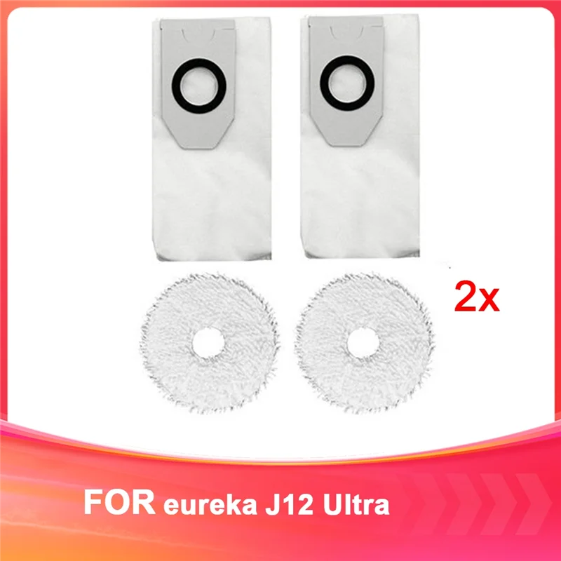 

WORTHOWN-For Eureka Sweeping Robot Accessories J12 Ultra Dust Bag Filter Accessories Consumables Sweeping Robot Consumables