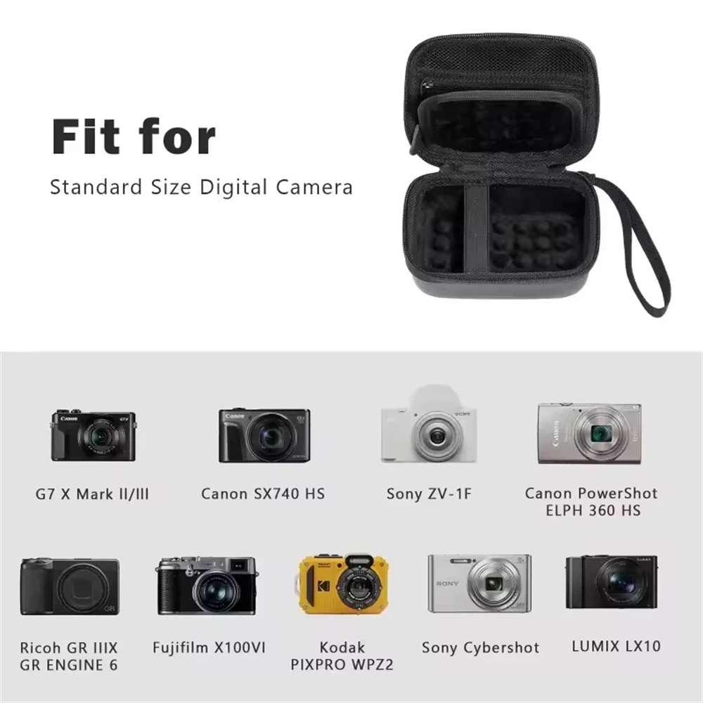FANGTUOSI Shockproof Hard Case for Canon G7X Mark III Mark II  Cybershot ZV1 Ricoh GR III Digital Camera Protective Carrying Bag view 3