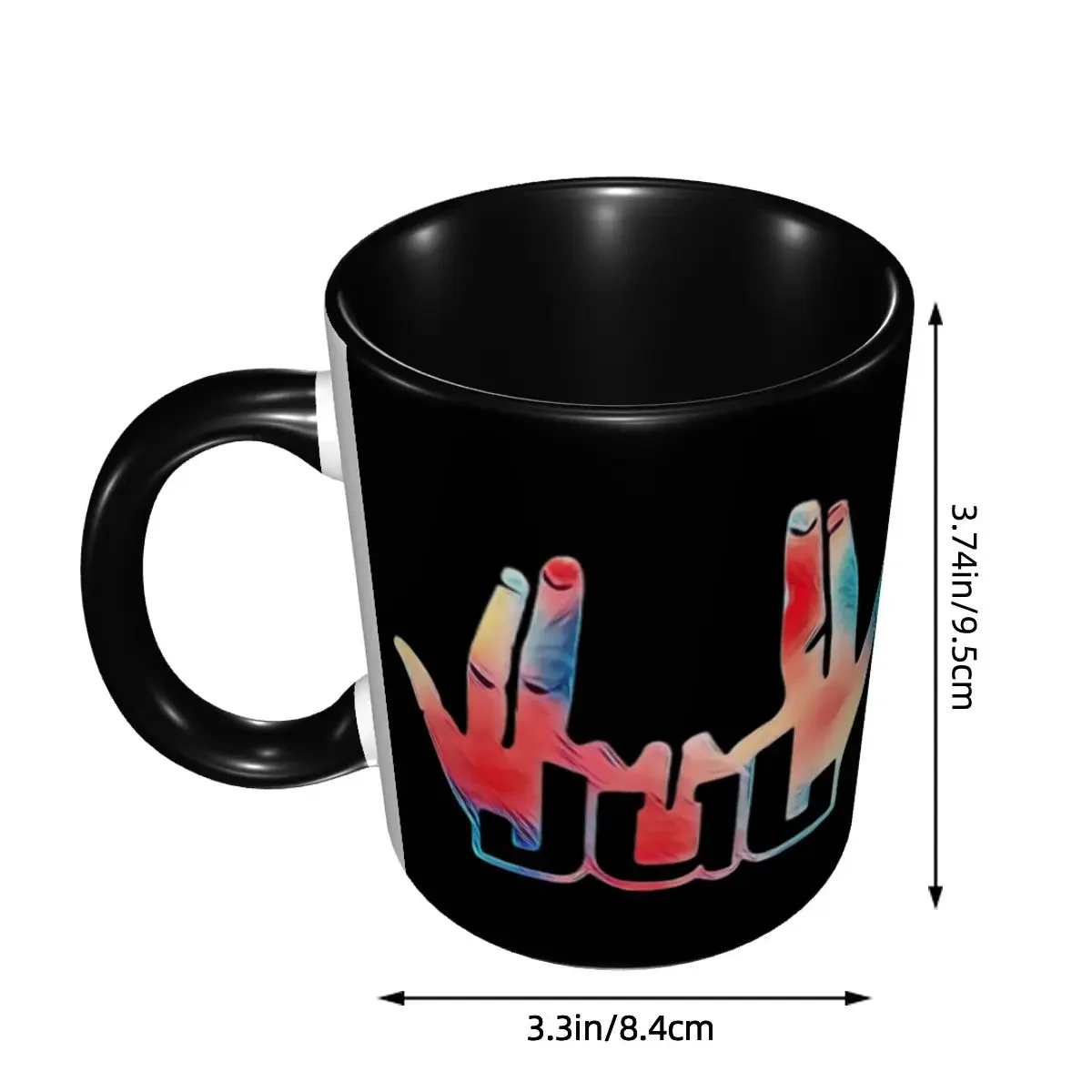 Jul French Rapper Hip Hop Coffee Mugs DIY Custom Ceramic Tea Milk Mug Cup