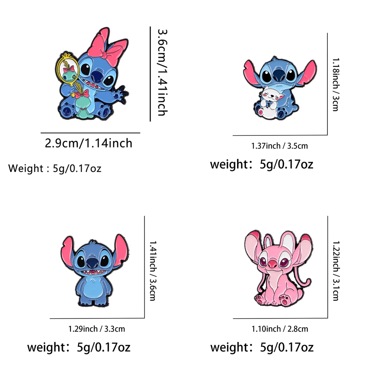 4 قطعة/المجموعة لطيف الكرتون غرزة المينا دبابيس أنيمي مجموعة بروش التلبيب شارة بدبوس على ظهره الملابس والاكسسوارات هدايا مجوهرات الأزياء