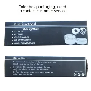 Multifunctional Stainless Steel Manual Cinmer, Sturdy Kitchen Bottle Opener, Jar opener tool 10 Main Sales Lata opener - №8