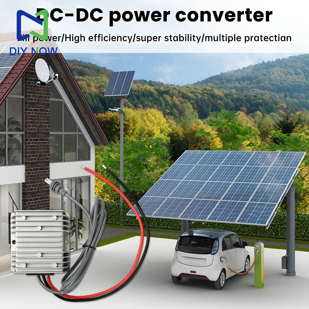 DC12/24V to DC 57V 4.5A Boost Converter Module IP67 Waterproof Suitable for Starlink Gen3 Routers Smart Robots In-Vehicle Device