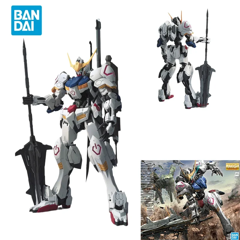 Spot Direct Delivery Bandai Original Anime Collectible GUNDAM Model MG GUNDAM BARBATOS Action Figure Assembly Toys For Kids Gift