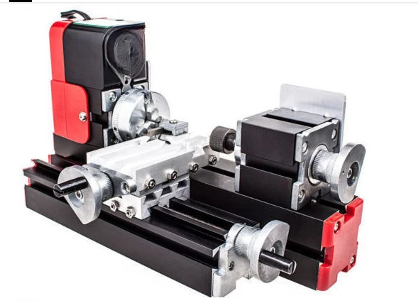 24W tool high-power mini metal rotary lathe, a set of miniature metal multi-function machine tools