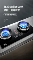 New Home use Double-burner Gas Cooker. Embedded. For Natural Gas Or Liquefied Gas. Countertop Stove. Gas Stove For Kitchen