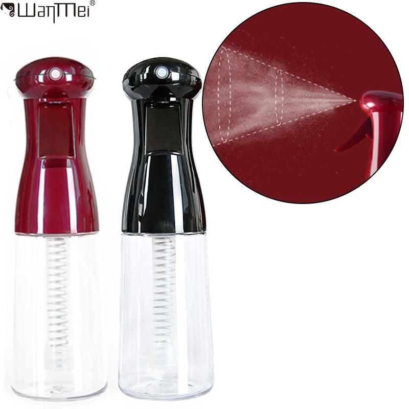 200ml Hairdressing Spray Bottle Barber Hair High Pressure Water Can Salon Refill Bottle Beauty Atomizer Container