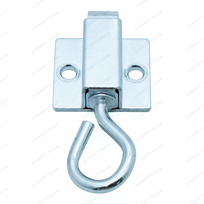 Automatic Gate Latch with Spring Loaded Latch Pin Outdoor Pull Buckle Style Door Bolt Latch Lock for Industrial Cabinet Hardware