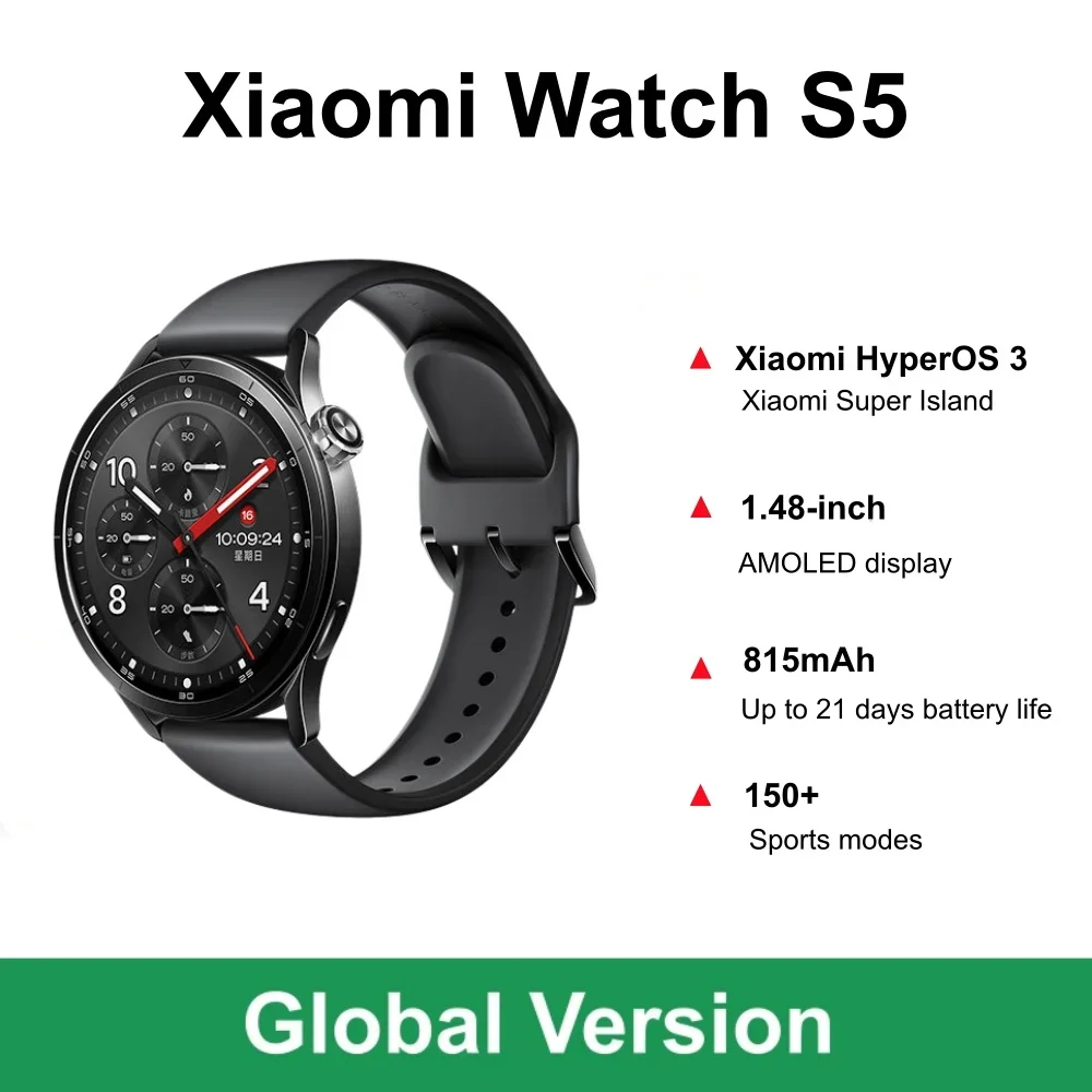 Global Version Xiaomi Watch S5 Smartwatch 1.48