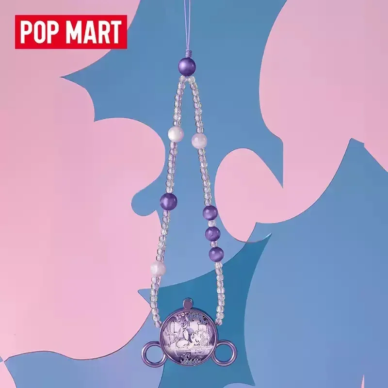 Pop mart crânio panda a série mirage corrente do telefone móvel caixa cega acho saco caixa mistério brinquedos boneca anime figura ornamentos presente