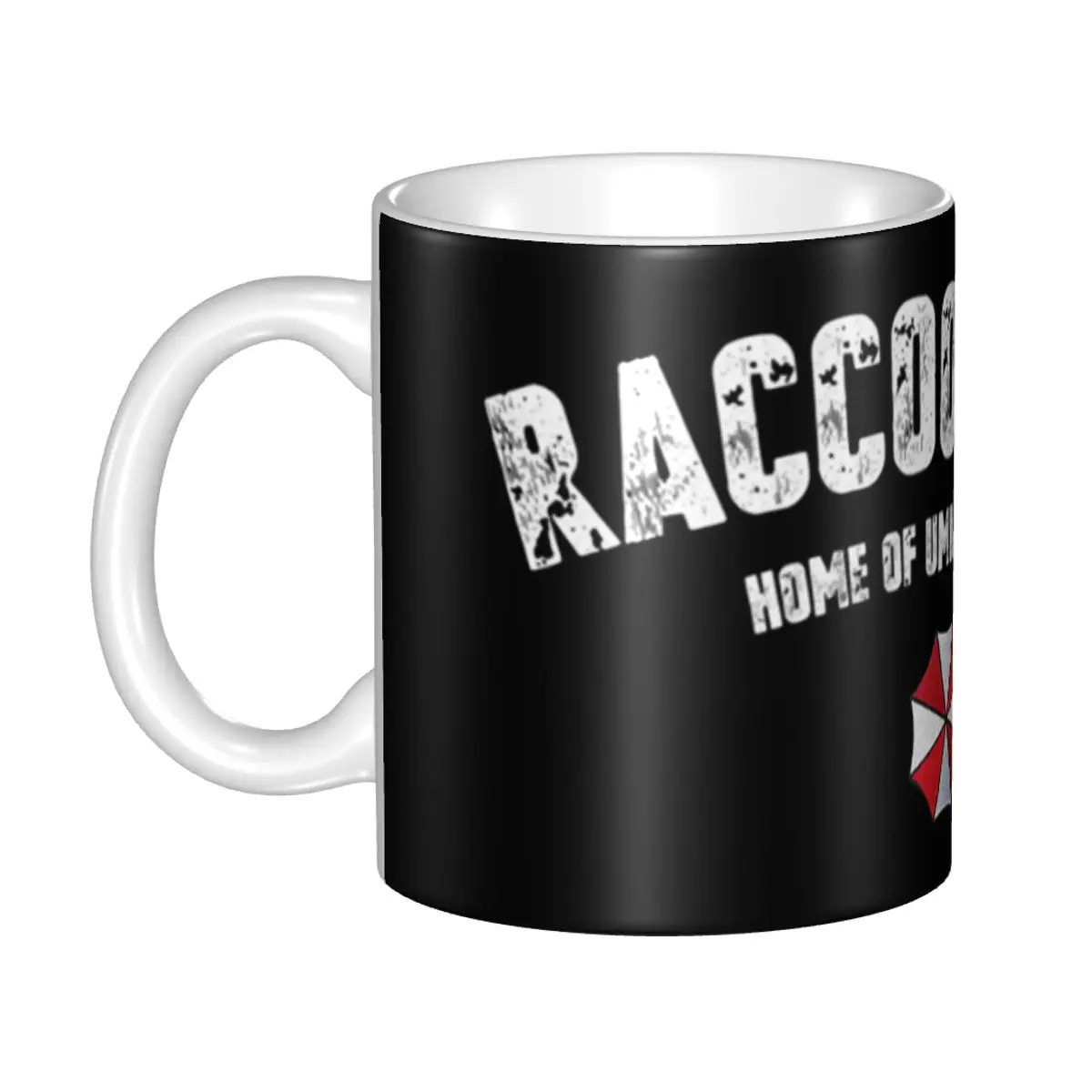 DIY Umbrella Resident Evils Game Ceramic Mugs Personalized Coffee Cups Creative Gift