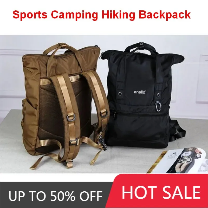 anello Men's Backpack 15.6Inch Laptop back pack Multifunctional Camping Hiking Backpack Large Capacity Luggage Bag рюкзак мужско