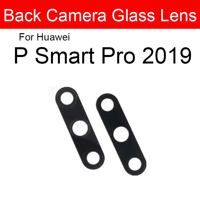 Задняя камера стеклянная линза для Huawei P Smart Plus Pro Z S 2019 2020 стеклянная линза для камеры + наклейка запасные части