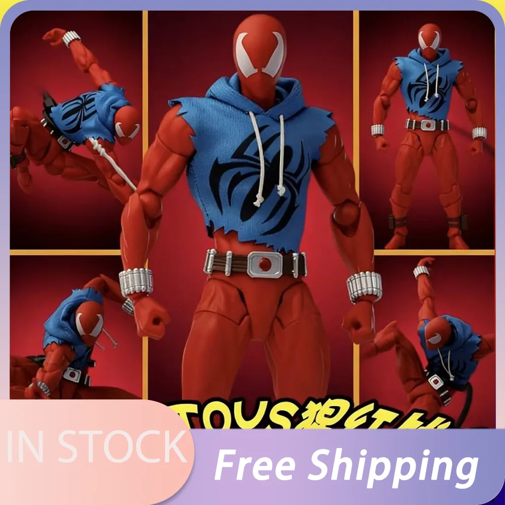 

В наличии: Коллекционная фигурка Человек-паук в черном костюме, Симбиот-сосед, Скарлет-Спайдер, Кейн Паркер, черно-красная модель