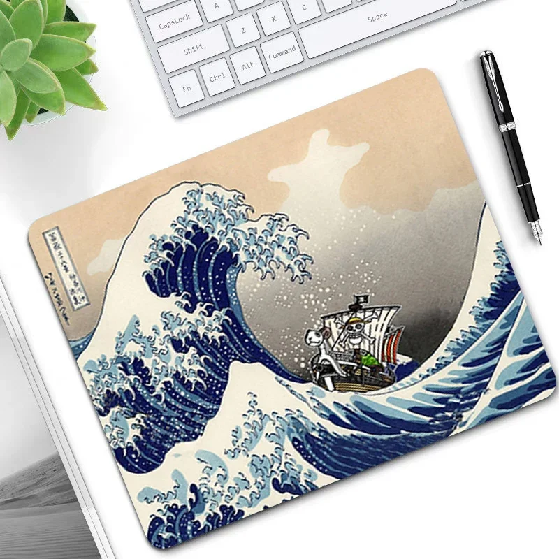 Mousepad Gamer Japan's Wave Desk Accessories Computer Desks Mause Pad Mouse Mats Cabinet Games Keyboard Mat Gaming Office Carpet