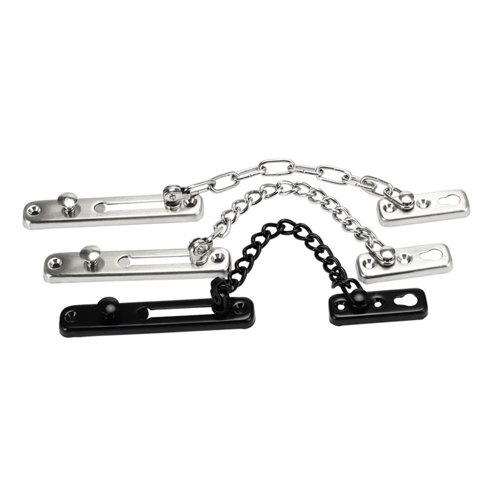 

Door Chain Lock Stainless Steel Thickened Security Chain Guard For Home Door Extruded Latch Lock Hardware