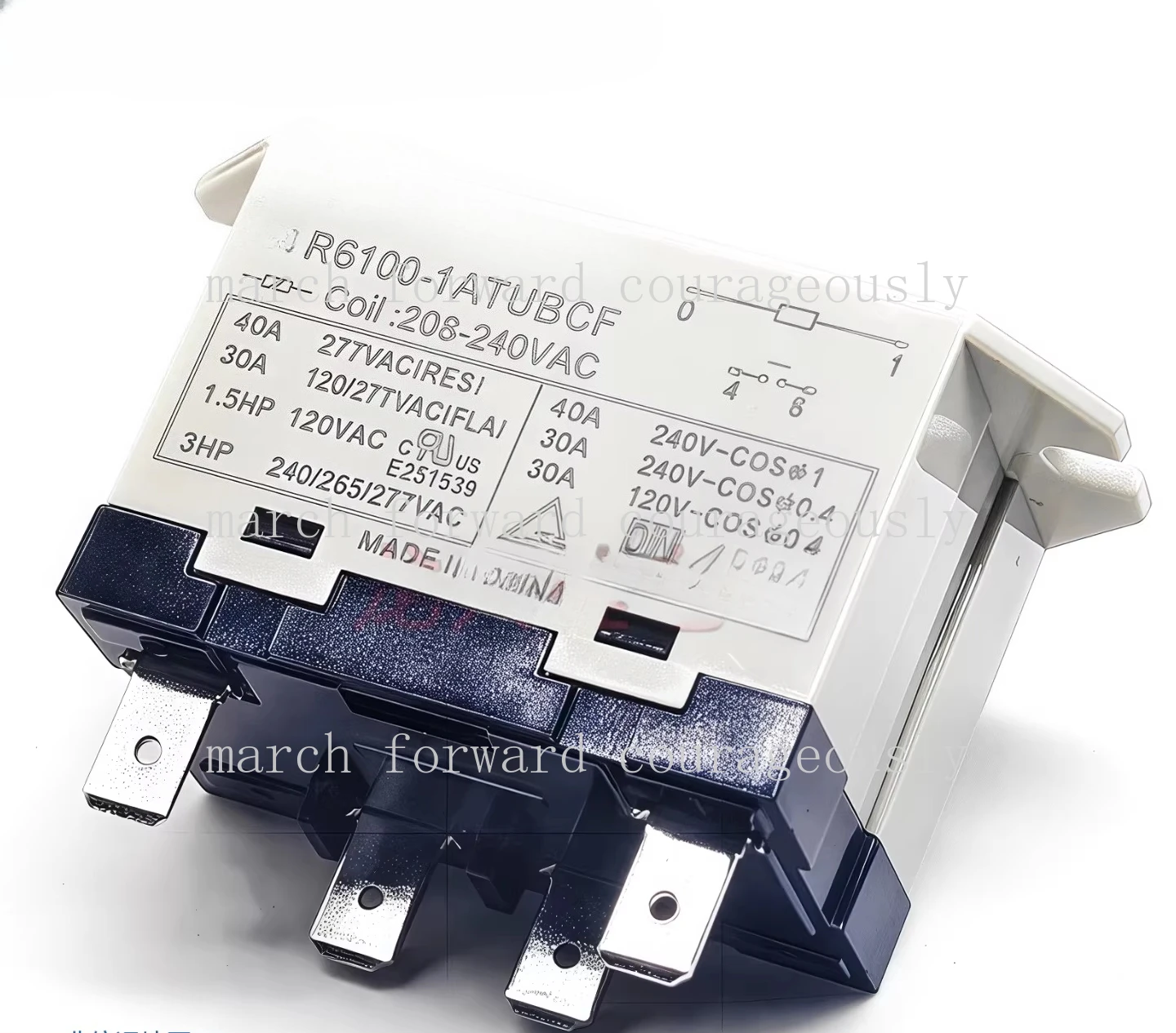 

HLR6100-1ATUBCF - Новый оригинальный релейный модуль Hongli с 4 нормально разомкнутыми контактами, 208-240В переменного тока, 40А.