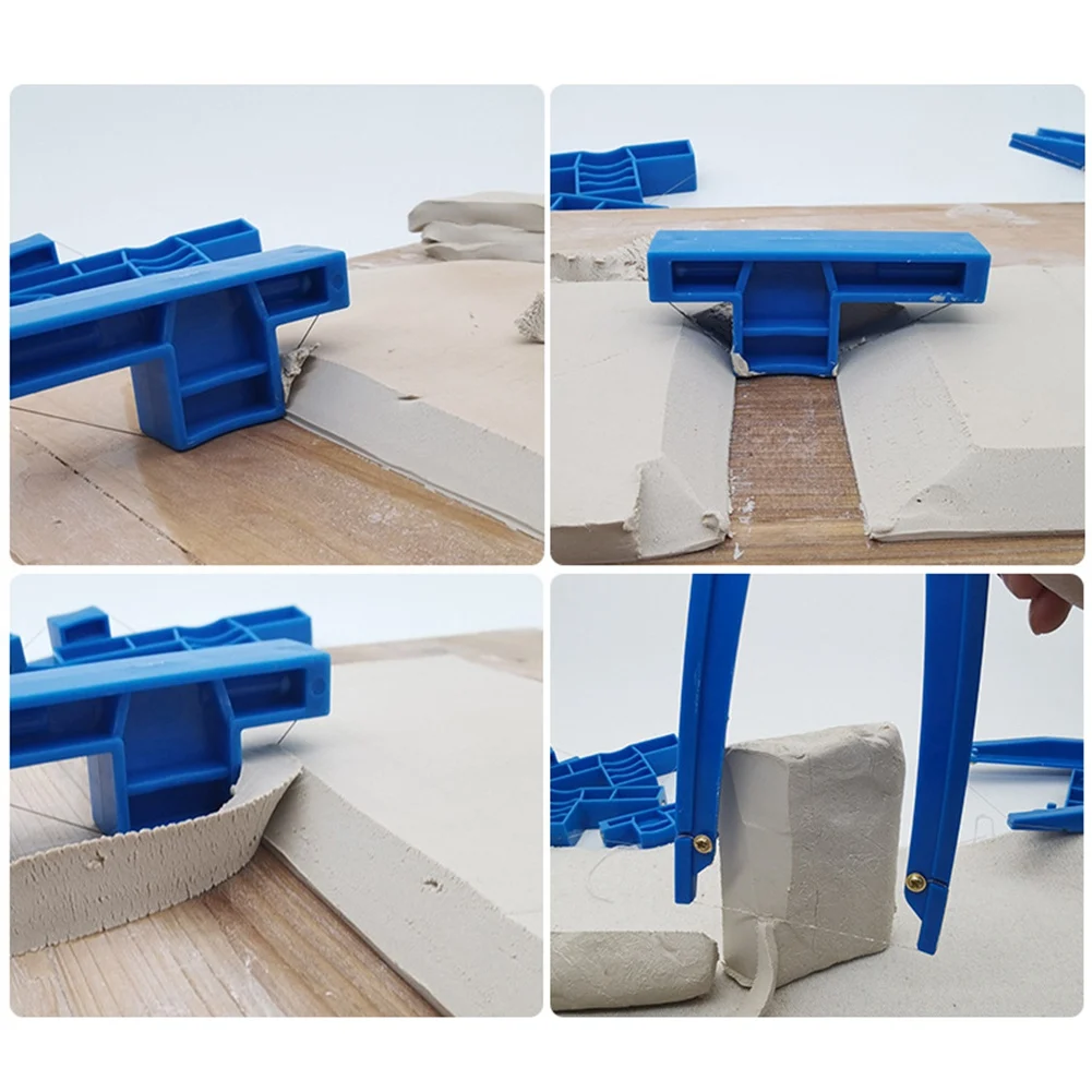 1 Stuk Hoek Snijden Klei Gereedschap En Draad Schuine Cutter Klei Trimgereedschap Voor Aardewerk Keramiek En Beeldhouwen Klein