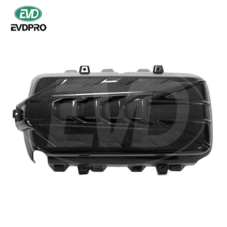 

For Chevrolet Corvette C8 2020-2022 B Style Dry Carbon Fiber Engine Cover