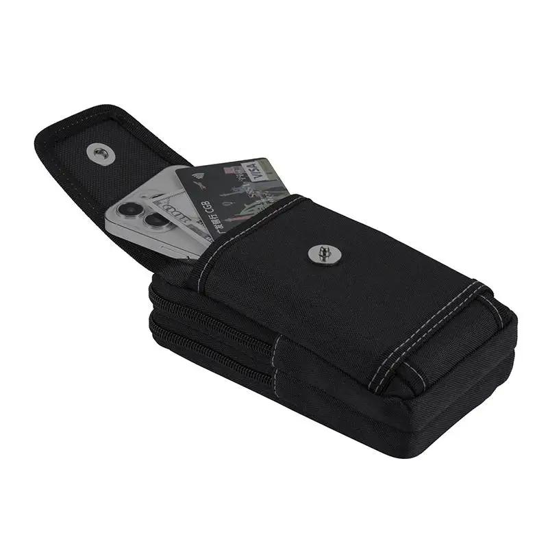 Tactical Molle Bag Sports Belt Waist Bag Men Double Layer Mobile Phone Pouch Camping Hunting Fanny Pack Utility EDC Pack