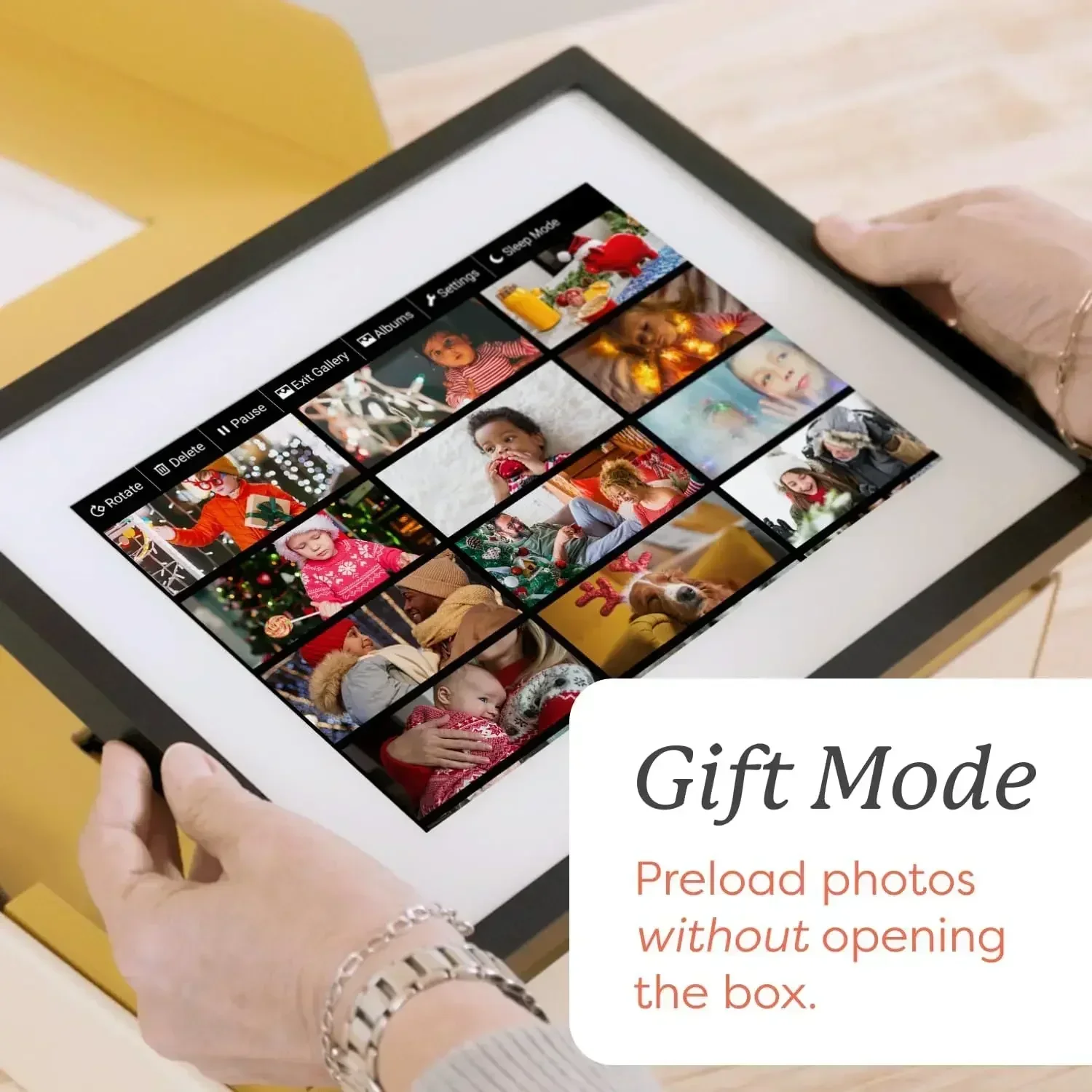 Frame – WiFi Digital Picture Frame Customer Support, Touch Screen Digital Photo Frame with Easy Setup, Photo Gifts for Parents a