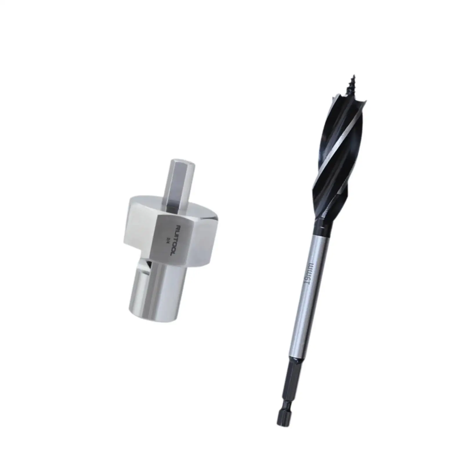 Alargador de chanfro para buraco de cachorro de 3/4 polegadas com broca ferramenta para trabalhar madeira longa de 2,5 polegadas