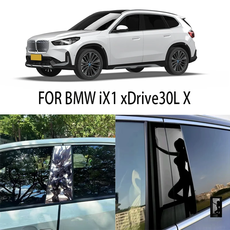 

Door Window Decoration Trims Pillar Posts Stickers Auto Styling For BMW iX1 xDrive30L Car accessories