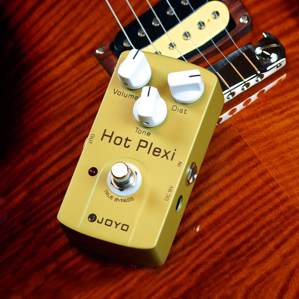 JOYO JF-32 HOT PLEXI Guitar Distortion Pedal Provide Plenty Power and Crushing Tonal Response Amp Simulation Pedal from JCM800