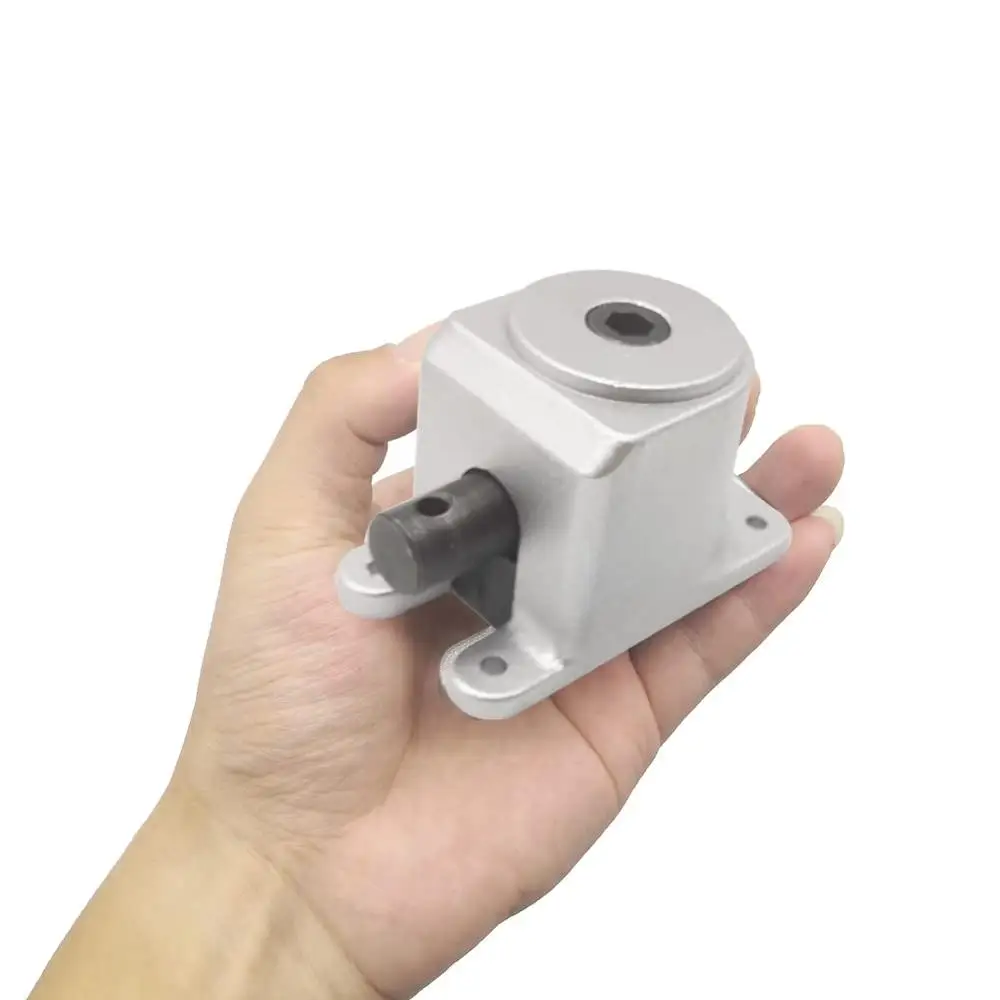 1:1 Manual sudut kanan Tapered Bevel Gearbox menangani 1.5 modul 20 gigi 90 ° sudut Drive roda gigi kemudi sederhana DIY mekanik