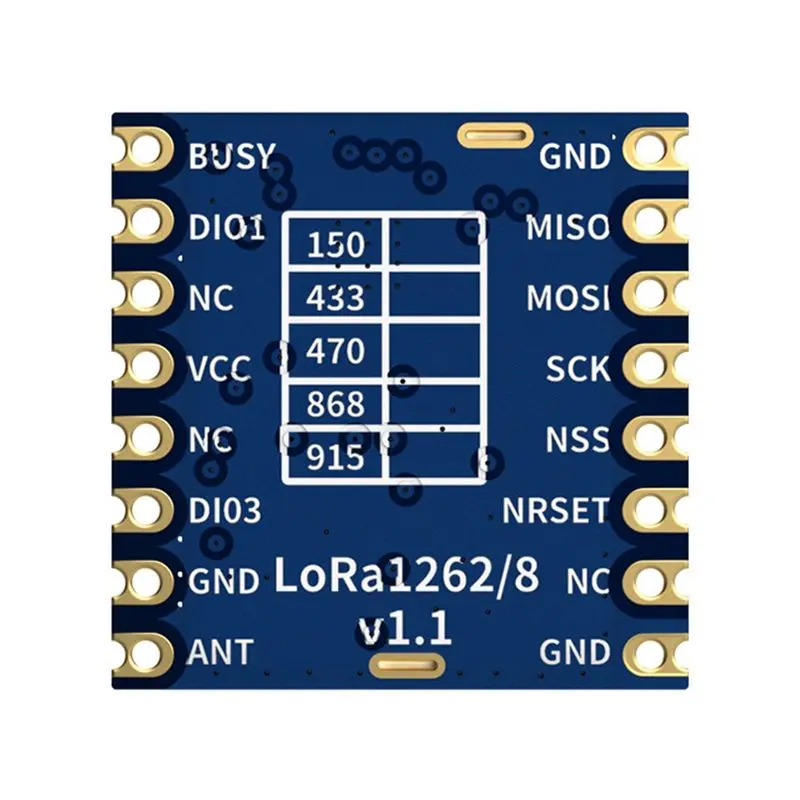 AA60 SX1262 Lora1262 LoRa 868MHz Wireless Receiver Transceiver Module IoT Low-Power LoRa RF Communication Module 868Mhz