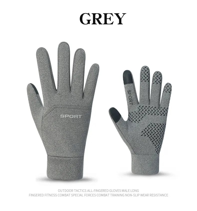 قفازات كرة القدم مقاومة للماء، قبضة حرارية، لاعب ركوب الدراجات في الهواء الطلق، ملعب الدراجة، الرياضة، الرياضة في الهواء الطلق، Guantes Moto