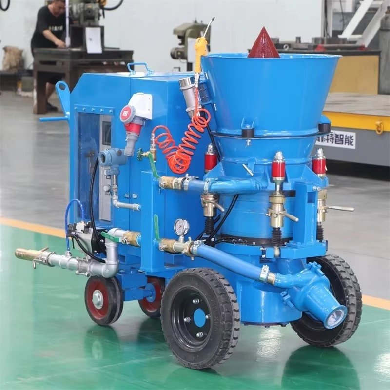 

Wet Shotcrete Machine Concrete Spraying Plastering for Foundation Pit Support Metro Tunnel Lining Strong Power