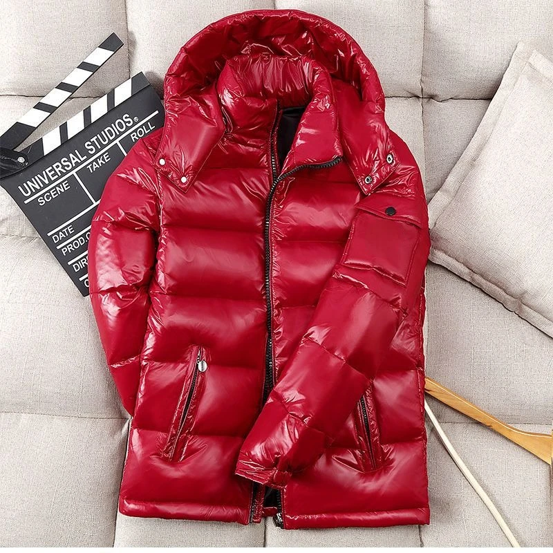 2023 Nieuwe Winter Parka Mannen Puffer Jack Plus Size Lange Mouw Warme Jas Waterdichte Rits Stand-Up Kraag Capuchon Heren Kleding