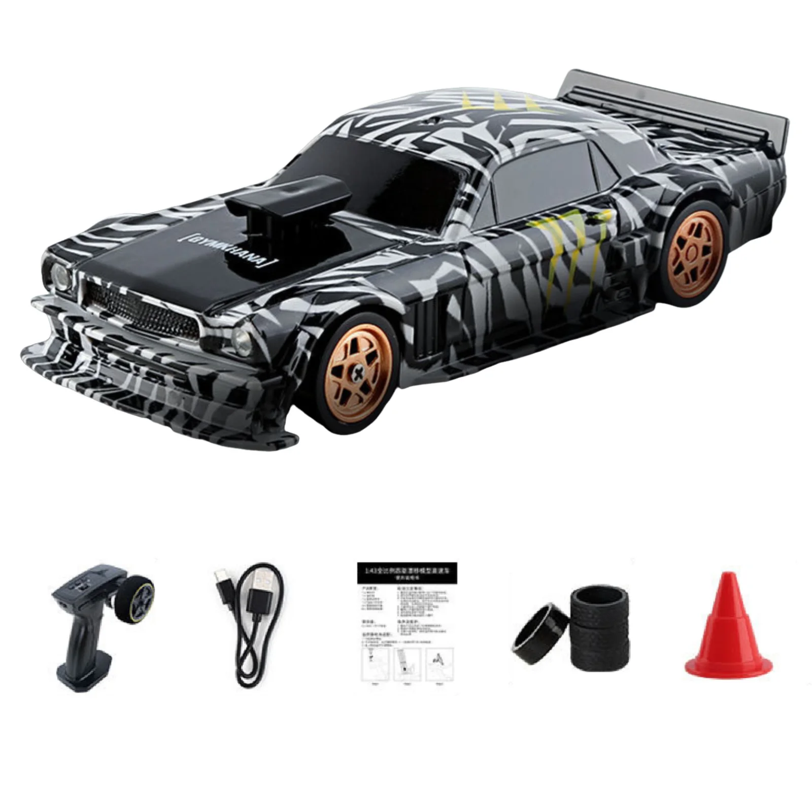 

Миниатюрная радиоуправляемая машинка, высокоскоростная, полноприводная, масштаб 1:43, имитация дрифта, 2,4 ГГц, на пульте управления, высокоскоростная модель, подарок