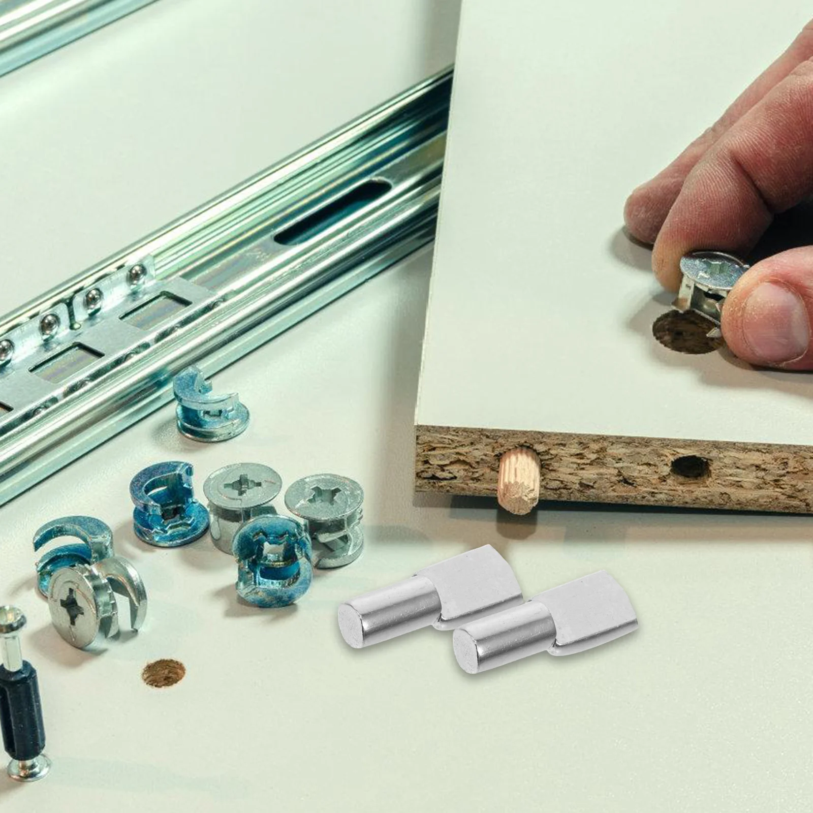 

100Pcs 5Mm Stainless Steel Invisible Shelf Supports Easy Installation for Modern Minimalist Interiors Cabinet Shelf Pegs