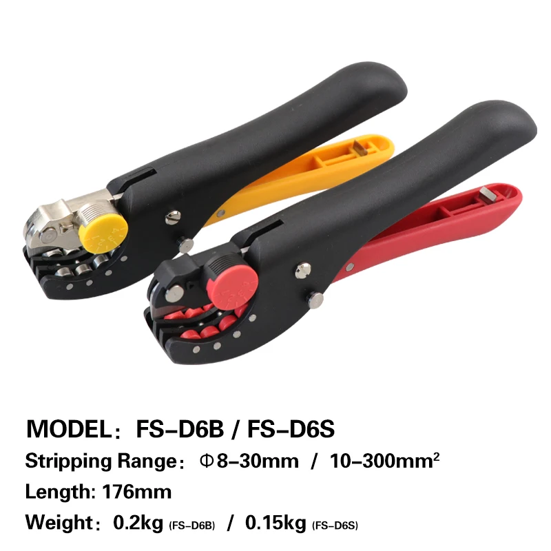 B50 Rotary Wire Stripping Pliers New Wide Range Wire And Cable Peeling Pliers 10-300mm², Electrician's Hand Operated Tools