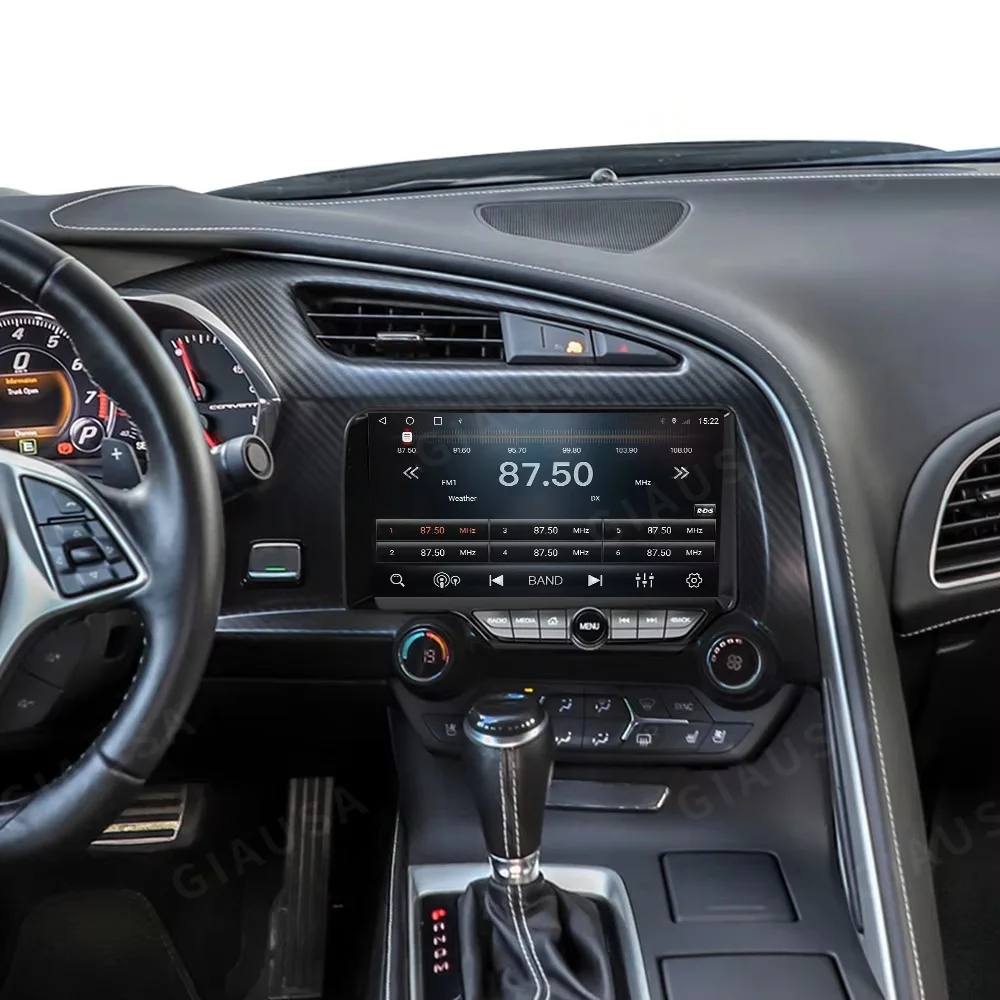 

12,3-дюймовый Android-радиоприемник для Chevrolet Corvette C7 Stingray 2013-2020 с беспроводным CarPlay, мультимедийный проигрыватель, автомобильная GPS-навигация, стереосистема