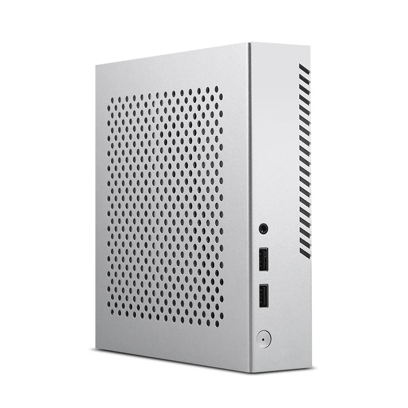 TX03 Mini All-Aluminum Case, Ultra-Slim ITX Small Form Factor PC, Silent Industrial-Grade Computer, Mini 2.5-inch Hard Drive Bay