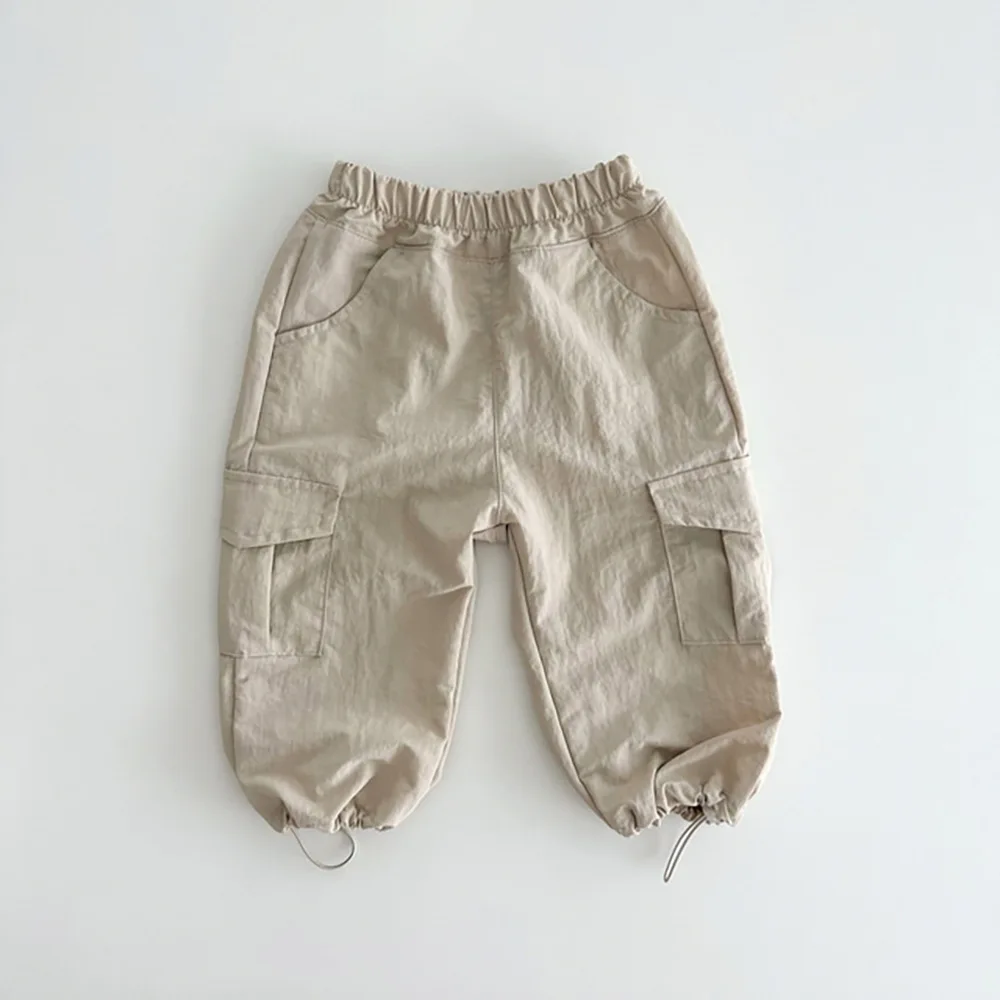 Calça casual de bebê, calça esportiva para criança, roupa infantil, moda sólida, infantil, para meninos, meninas, nova, outono, 2023